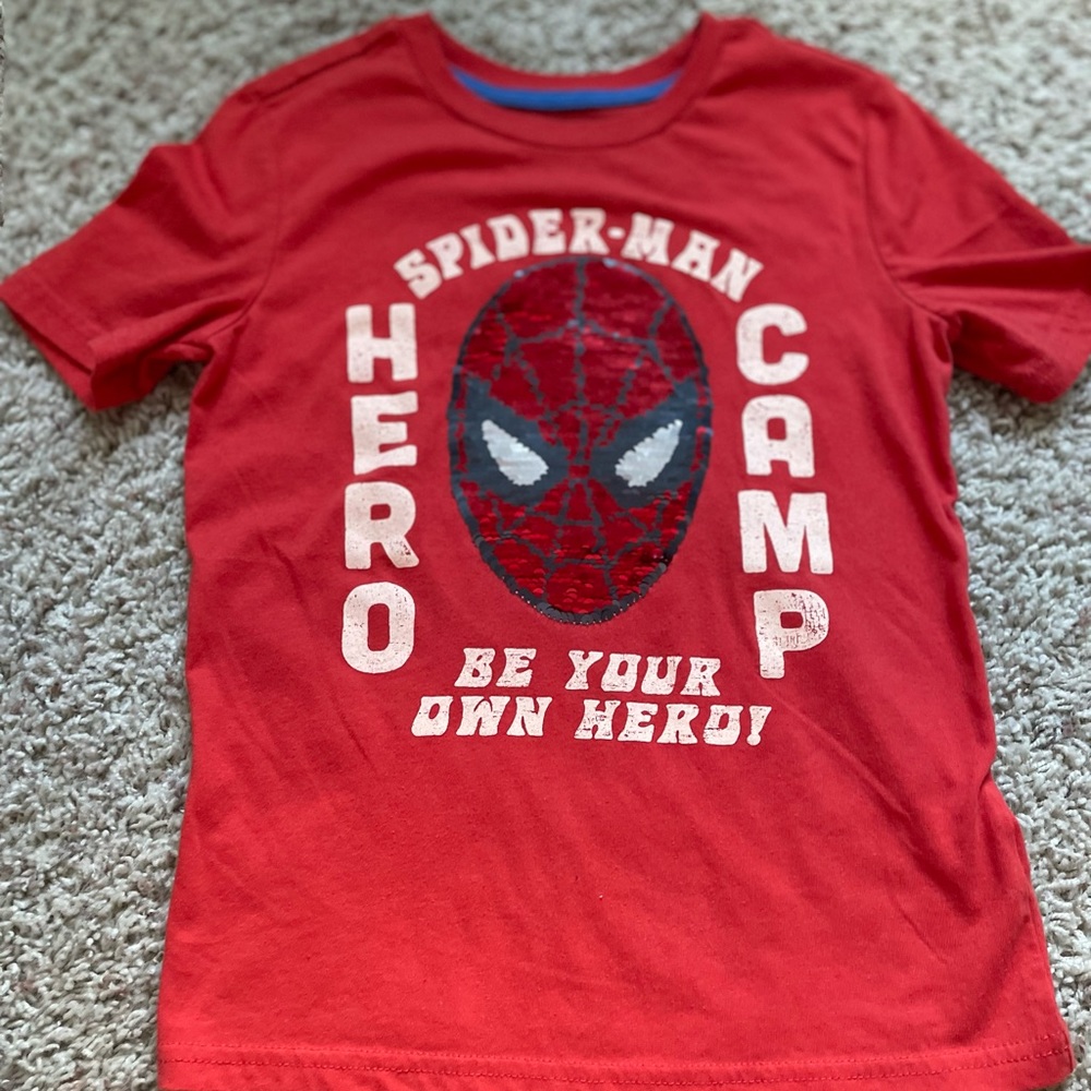Boys Spider man sequence Shirt